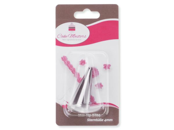 Cake-Masters star nozzle 4mm