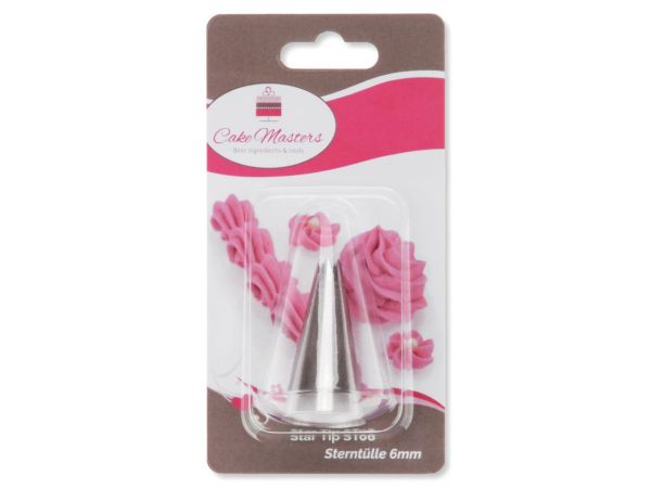 Cake-Masters star nozzle 6mm