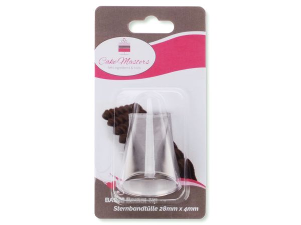 Cake-Masters star ribbon nozzle 28mmx4mm