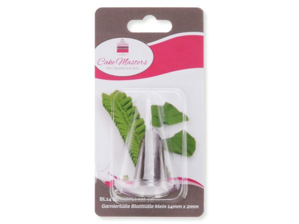 Cake-Masters garnishing nozzle leaf nozzle small 14mm x 2mm