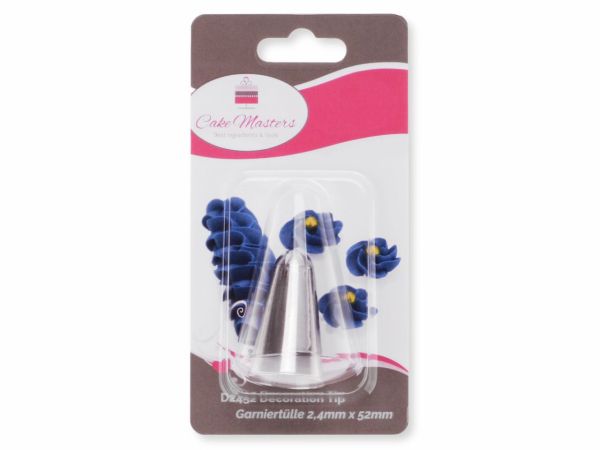 Cake-Masters decorating nozzle 2D 2.4mm height 52mm