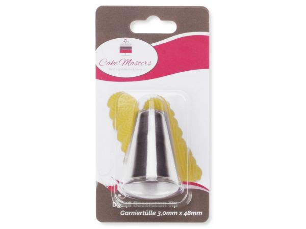 Cake-Masters garnitür başlığı 3,0 mm yükseklik 48 mm