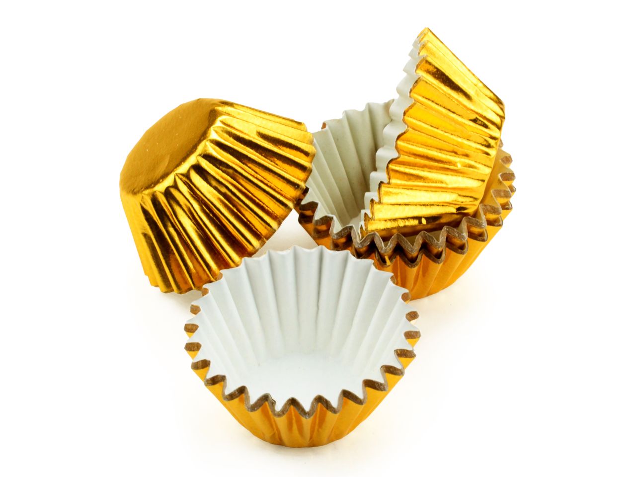 Cake-Masters praline capsules 25mm gold 60 pieces