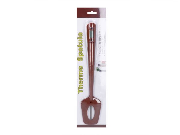 Thermometer-Stirring Spatula