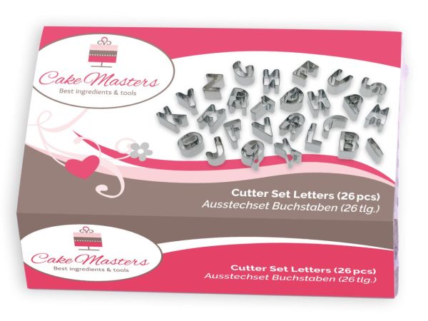 Cake-Masters Letter Cutter Set