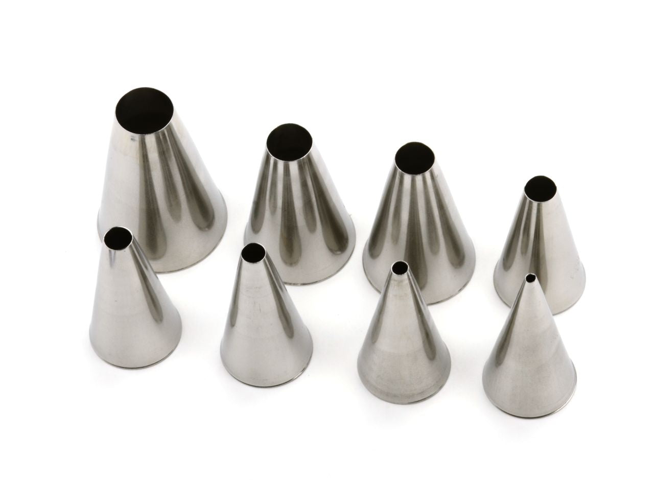 Cake-Masters perforated nozzle set 8 pieces.