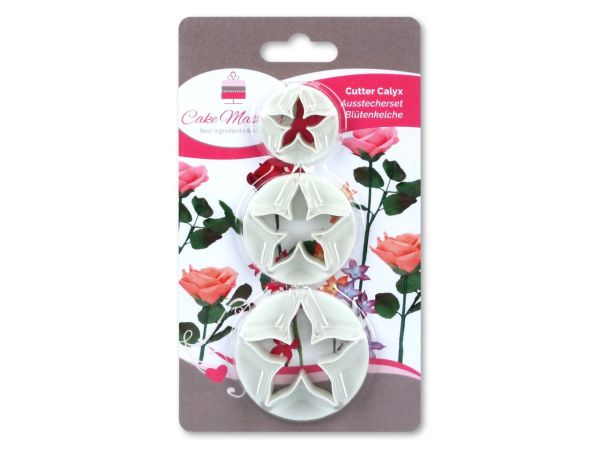 Cake-Masters flower cup cutter set of 3