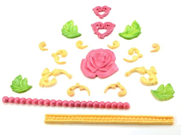 Cake-Masters Flexform motif rose