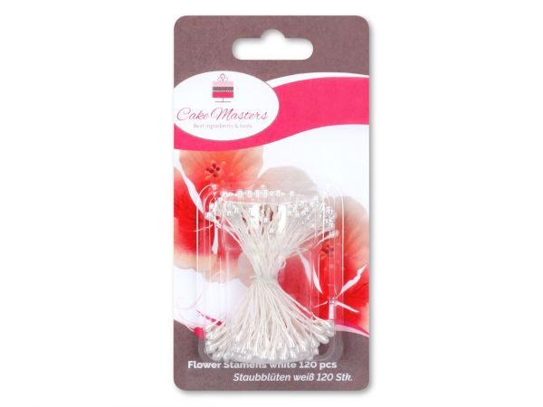 Cake-Masters stamens white 120 pieces