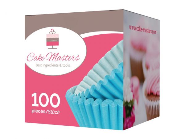 Cake-Masters pralin kapsülleri 25mm turkuaz 100 adet