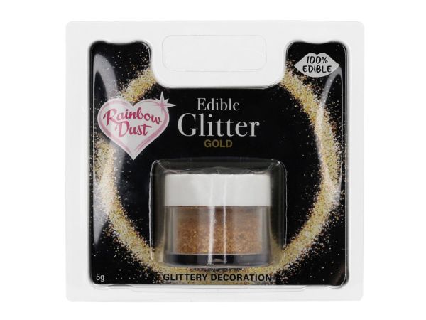 Rainbow Dust glitter powder edible gold 5g