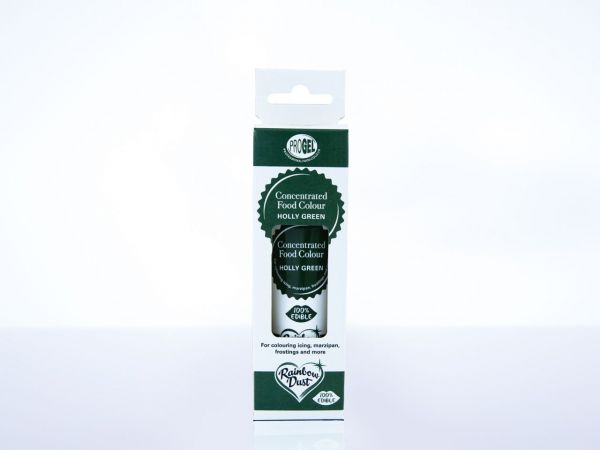 Gökkuşağı Tozu gıda boyası ProGel Holly Green 25g