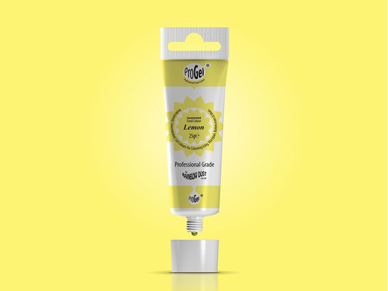 Gökkuşağı Tozu gıda boyası ProGel Limon 25g