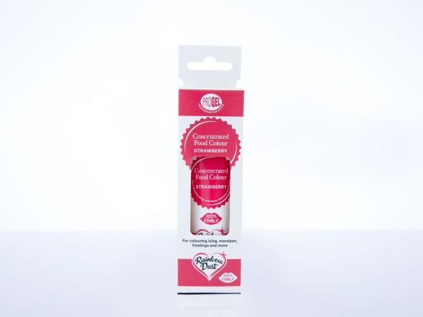 Rainbow Dust Lebensmittelfarbe ProGel Strawberry 25g