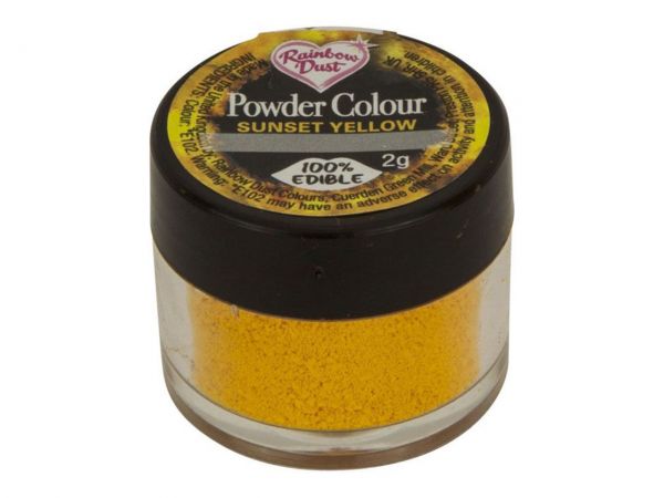 Rainbow Dust Puderfarbe Sunset Yellow 3,5g