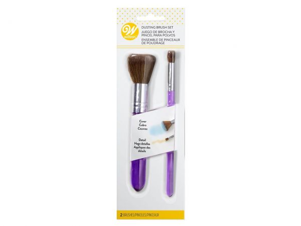 Wilton Brush Set for Powder Colors 2-Pack