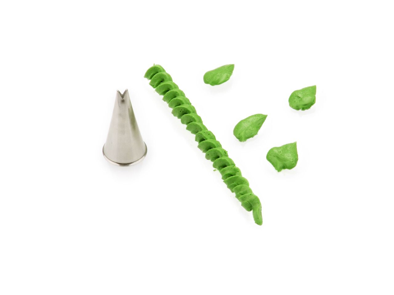 Cake-Masters decorating nozzle leaf nozzle open 4mm x 3.5mm