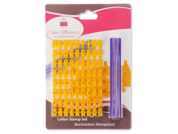 Cake-Masters Letters Stamp Set