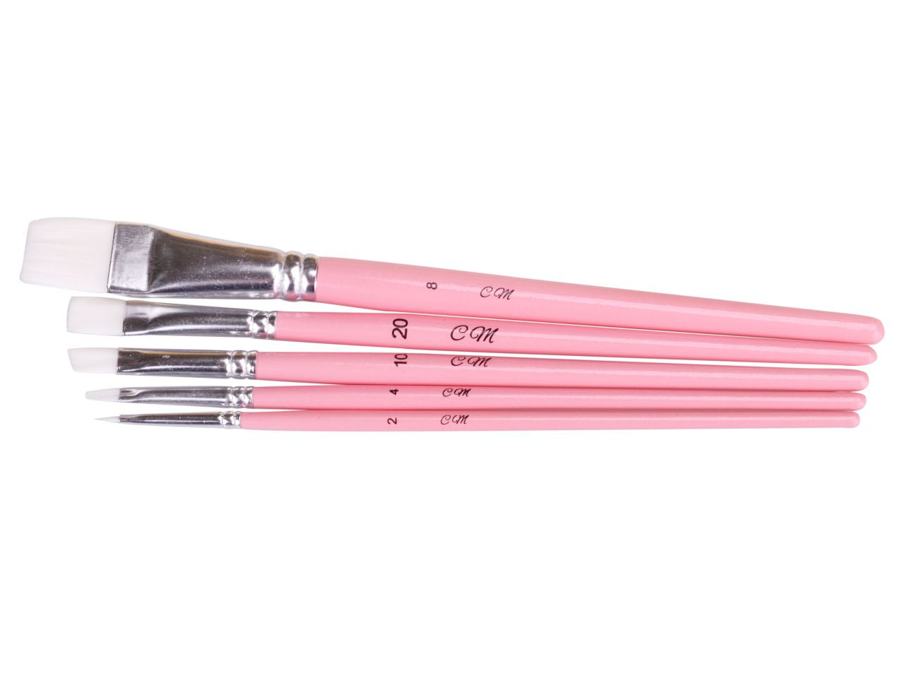 Cake-Masters flat brush set 5 pieces.