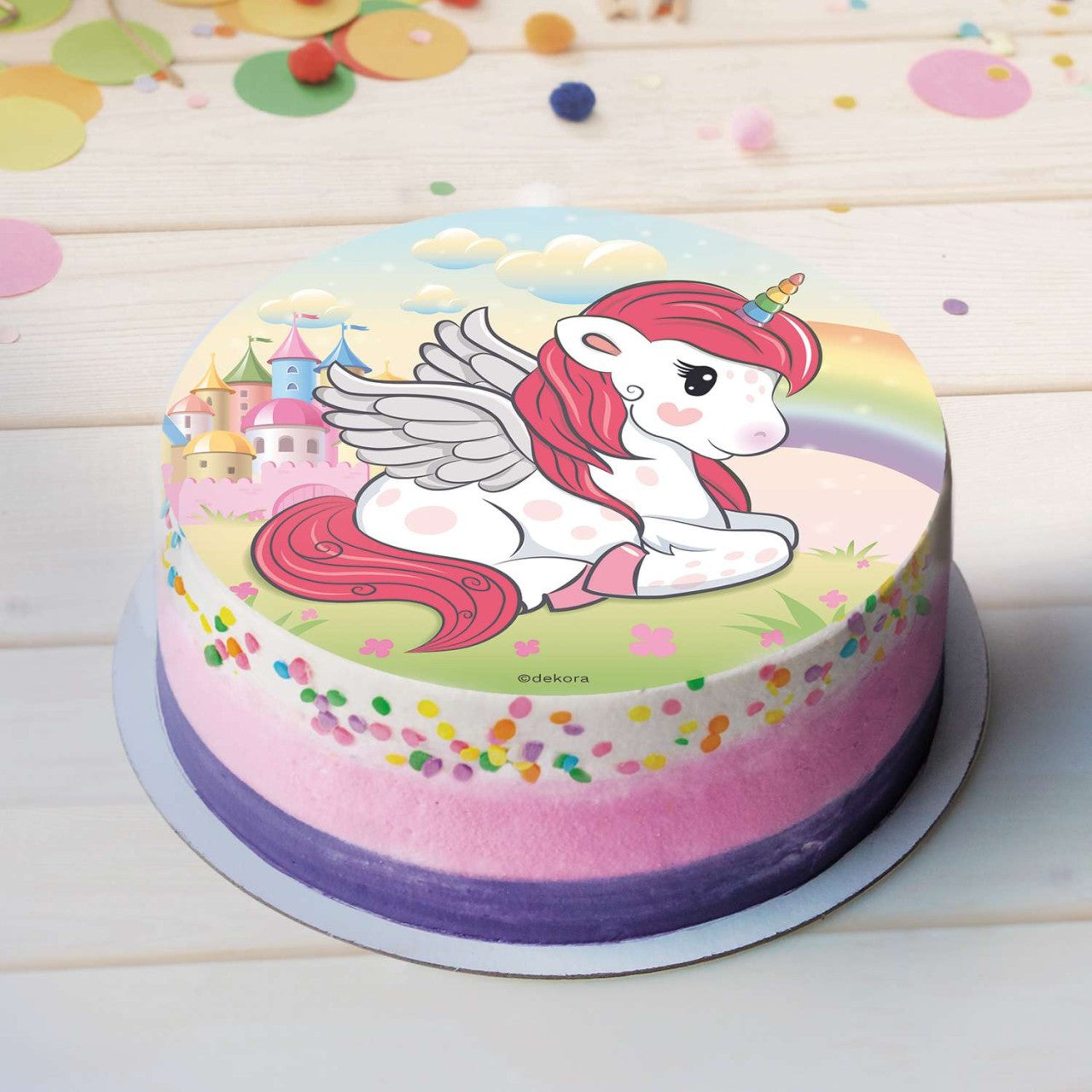 Esspapieraufleger Einhorn