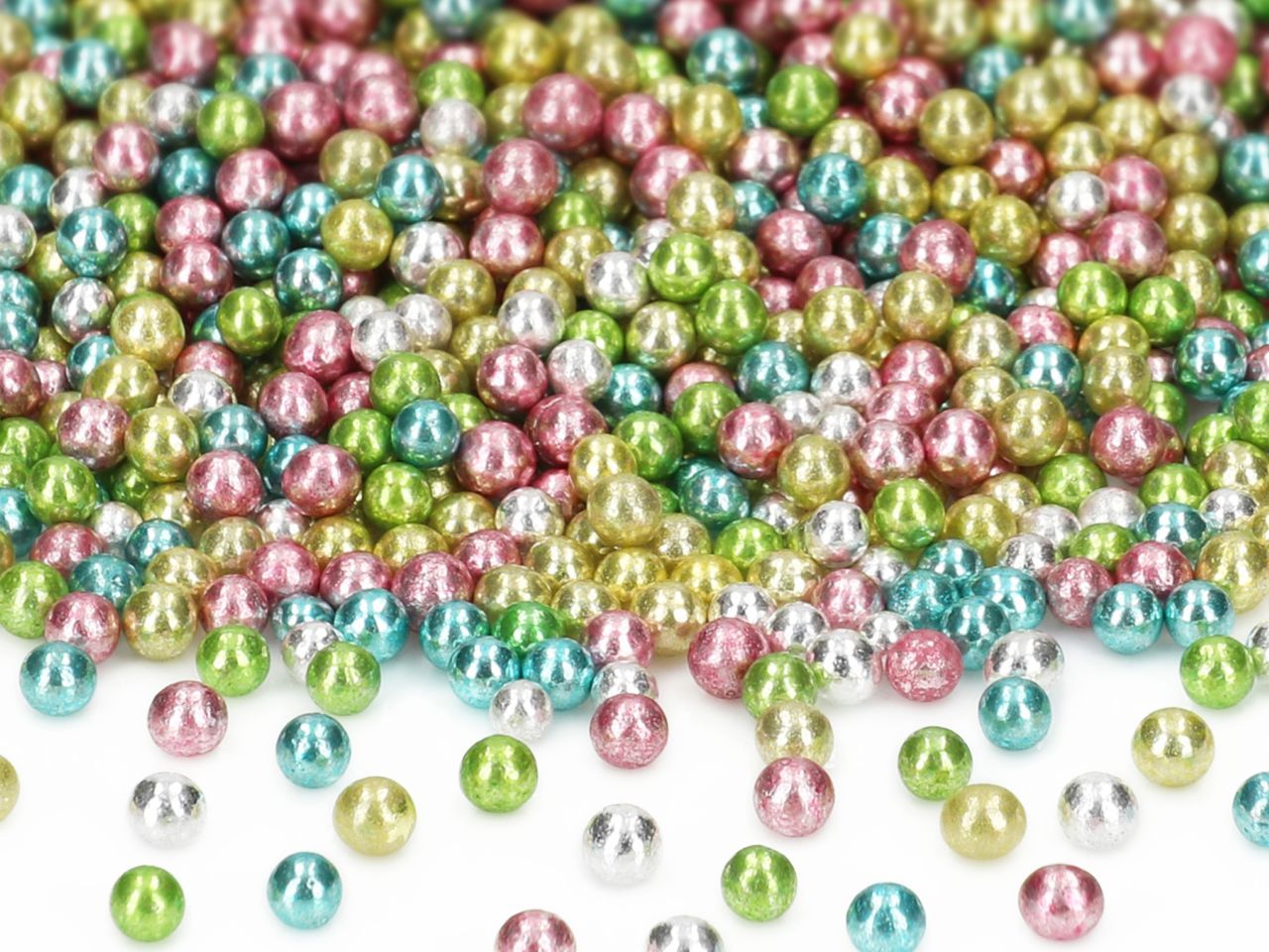 Cake-Masters metallic beads colorful Harlequin 100g