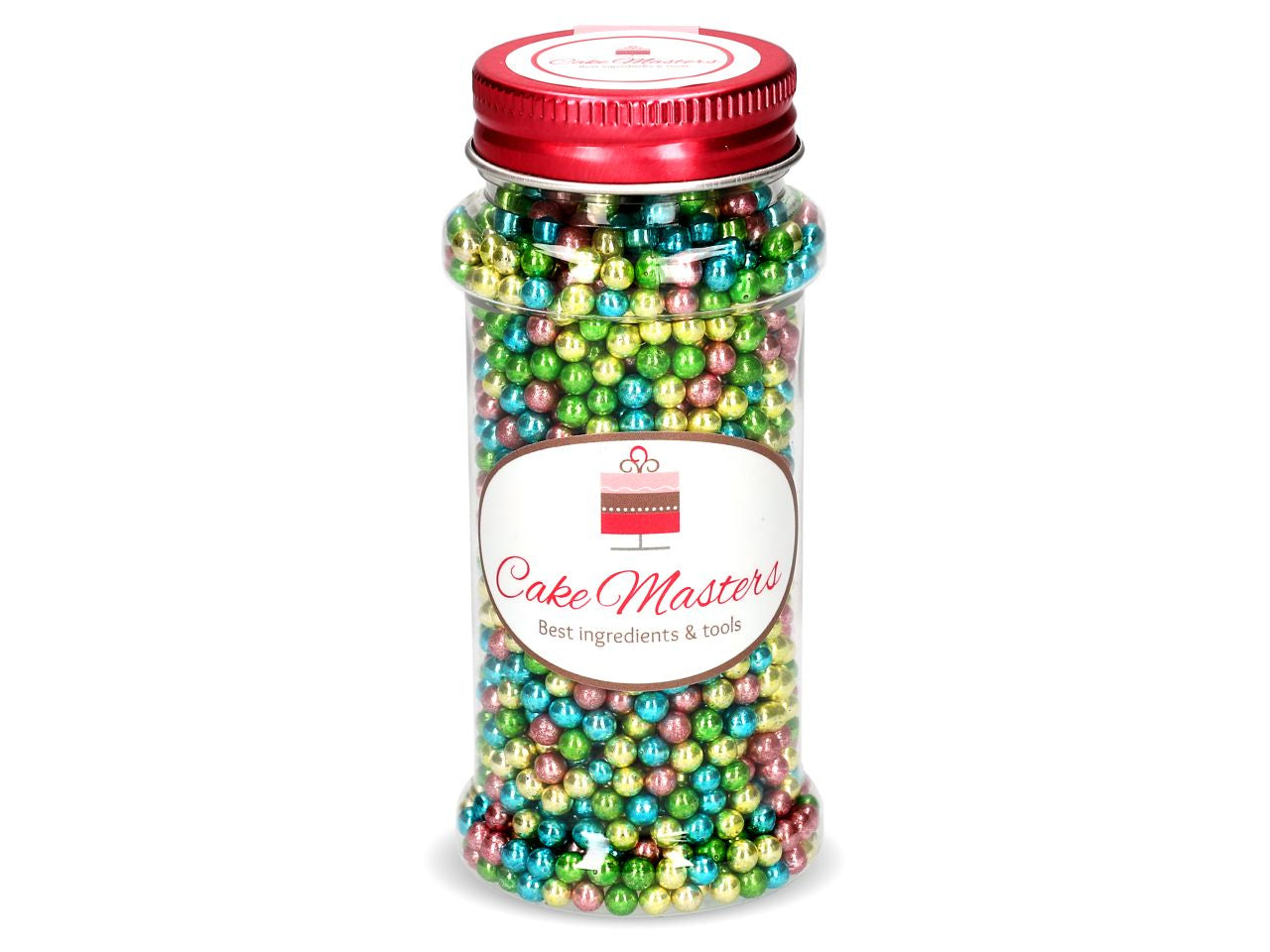 Cake-Masters Metallic-Perlen bunt Harlekin 100g