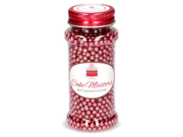 Cake-Masters metallic beads pink 100g