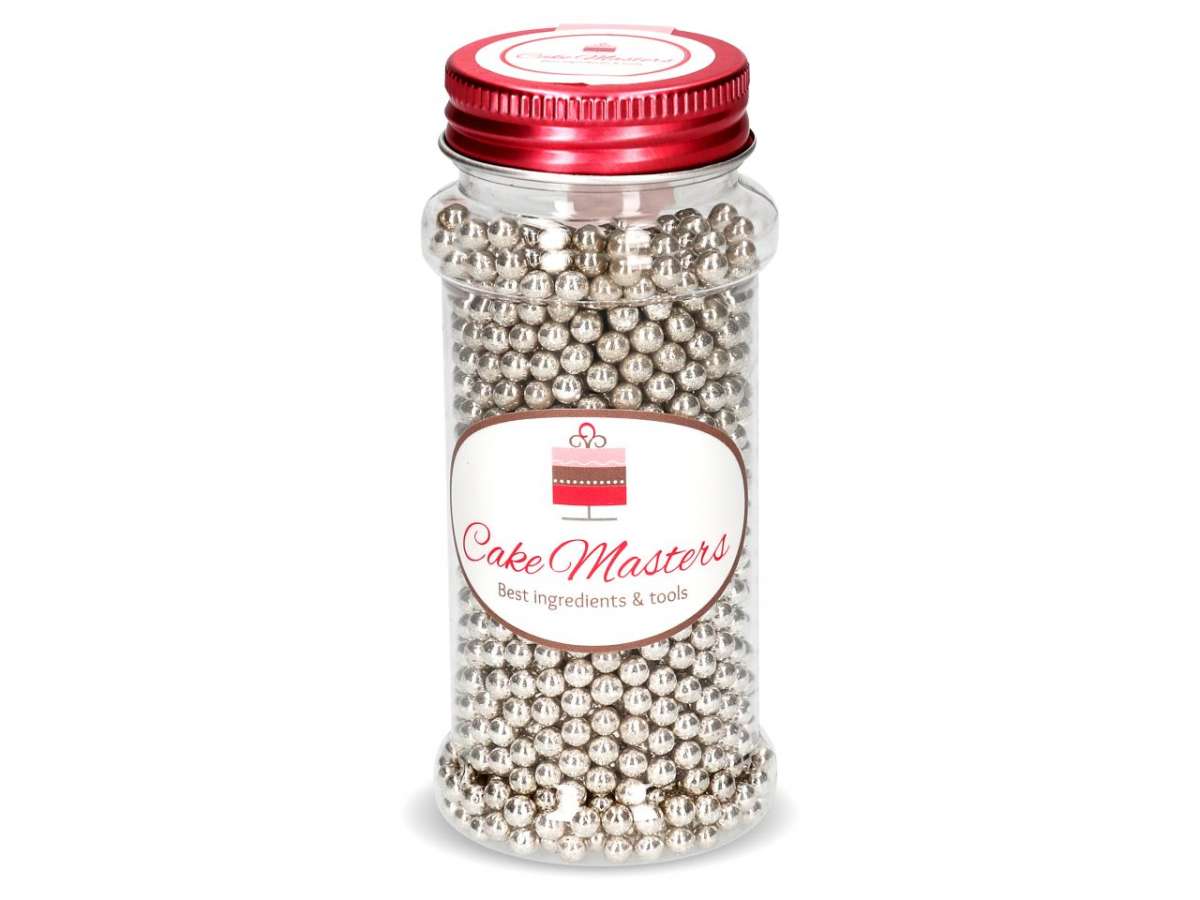 Cake-Masters Silver Pearls small, sugar 100g