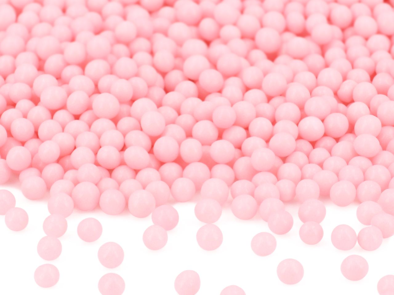 Cake-Masters Soft Sugar Pearls Pink Glitter 60g