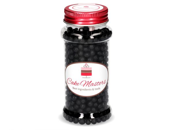 Cake-Masters Soft Sugar Pearls Black 60g