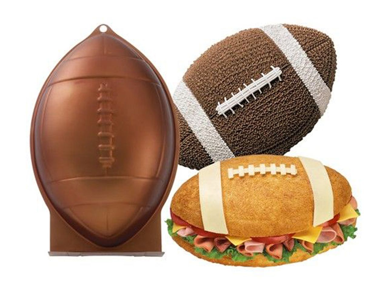 Wilton First &amp; Ten Football Cake Pan