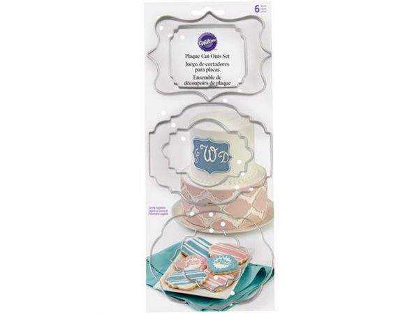 Wilton Plaque Fondant Cut-Outs Set