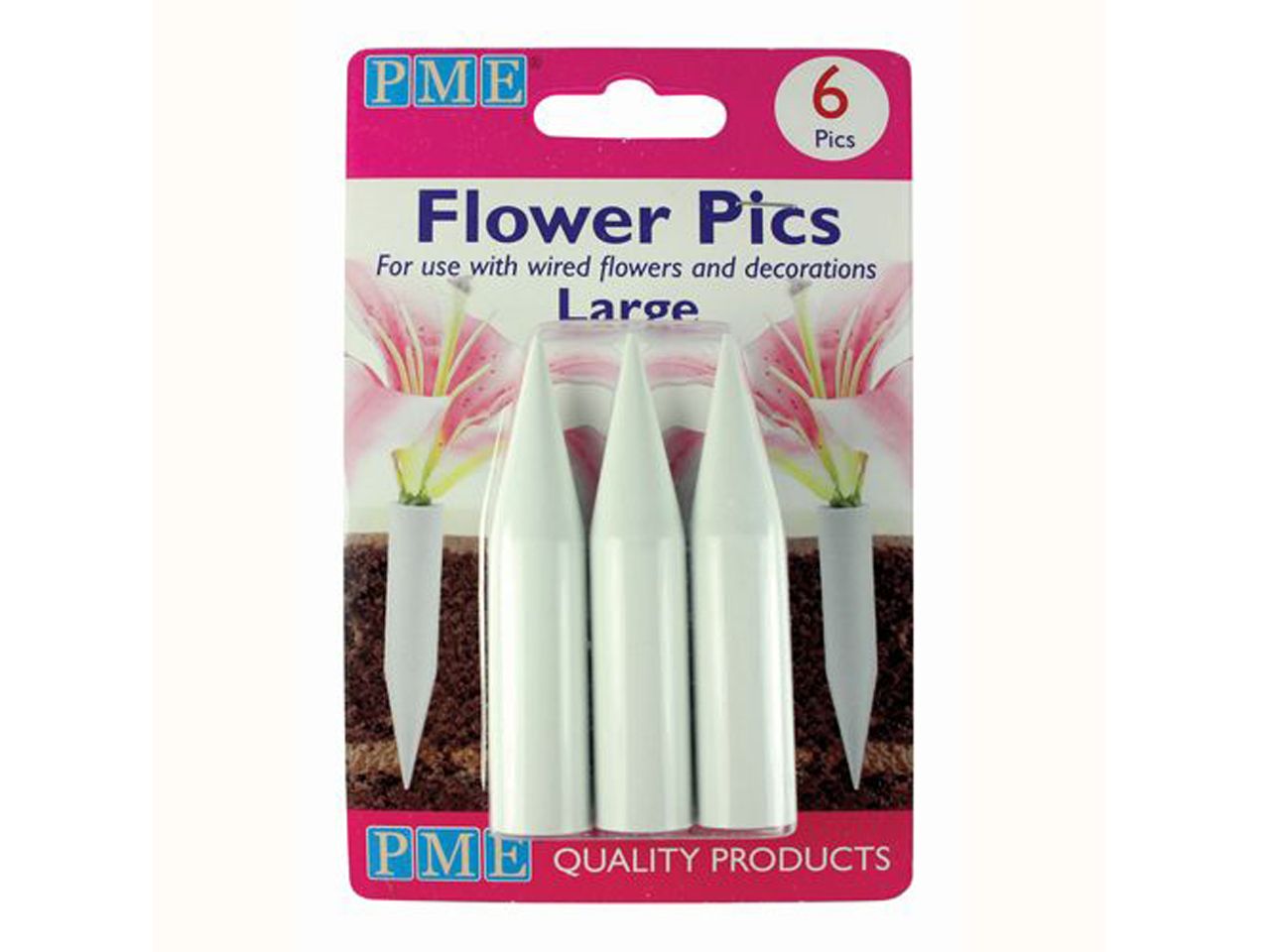 PME Flower Holder Large, 6 pieces