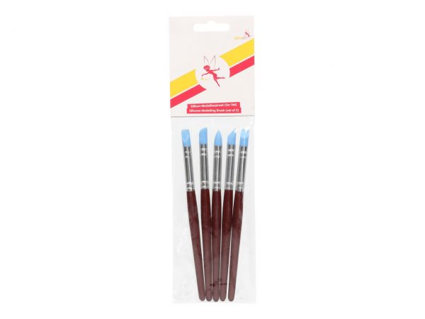 dekofee modeling brushes silicone set of 5