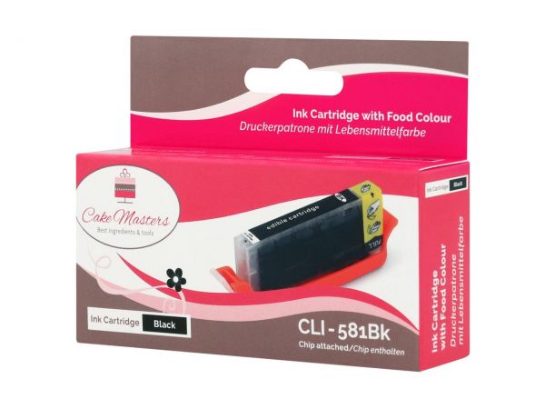 Cake-Masters cartridge black narrow CLI-581Bk