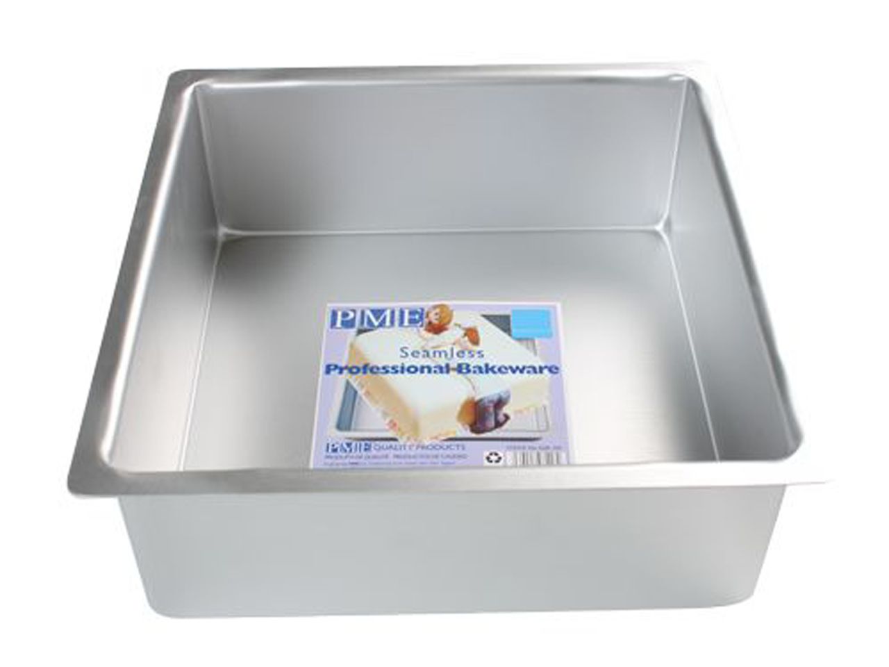 PME baking pan, deep, square 25x25x10cm