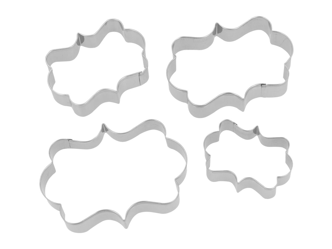 Cake-Masters cookie cutter set vintage frame 4 pieces