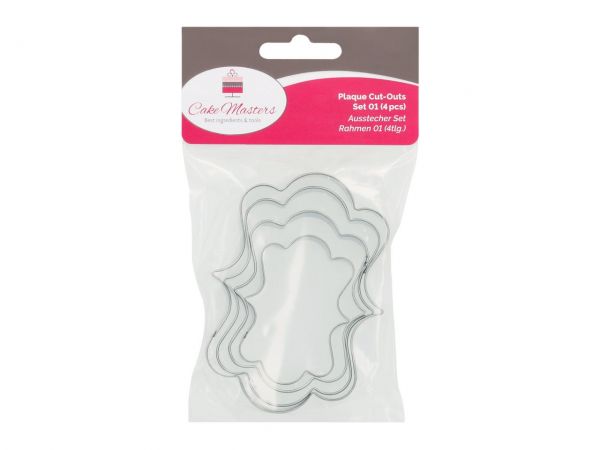 Cake-Masters cookie cutter set vintage frame 4 pieces