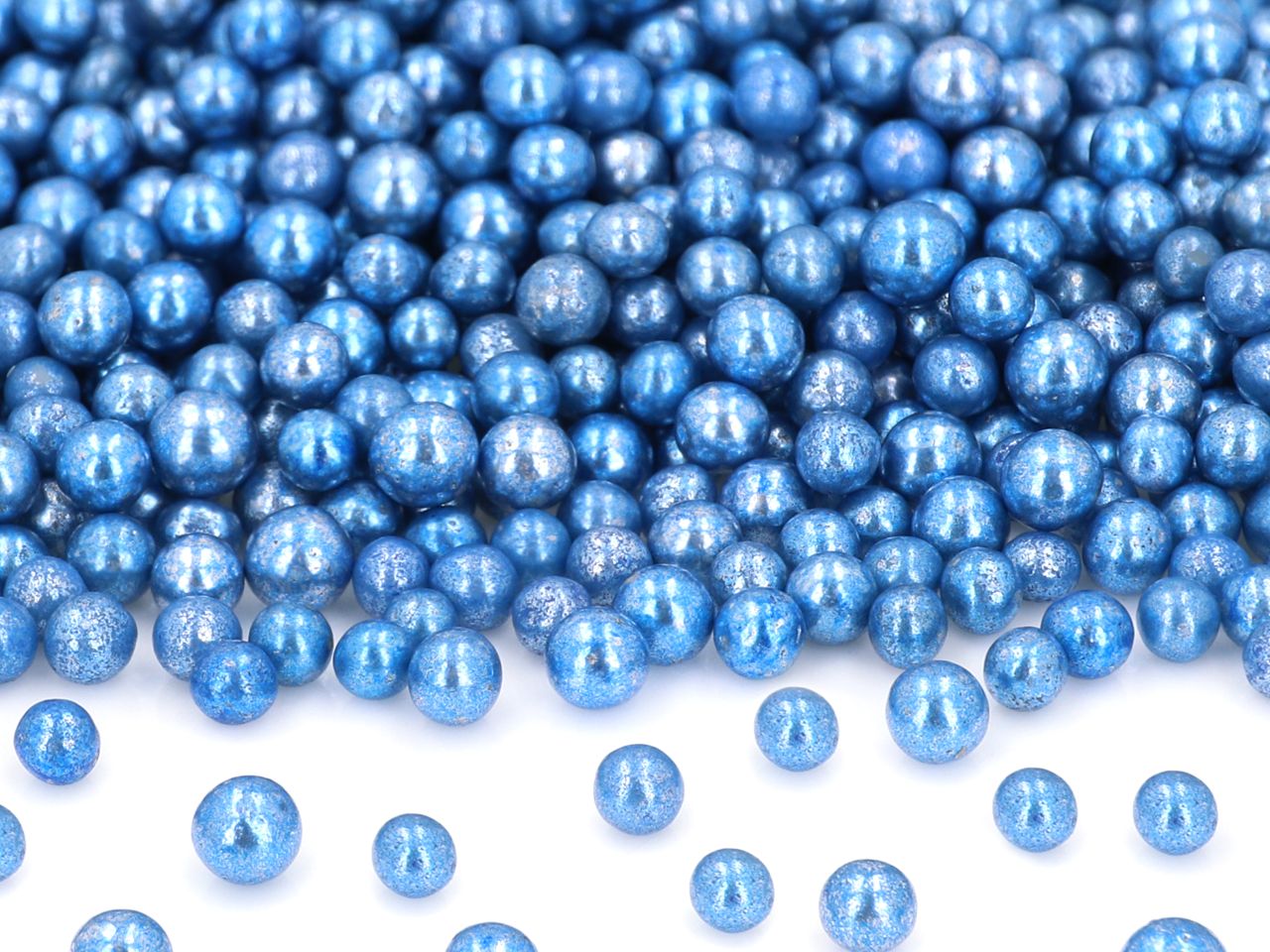 Cake-Masters Soft Sugar Pearls metallic dark blue 5mm 80g