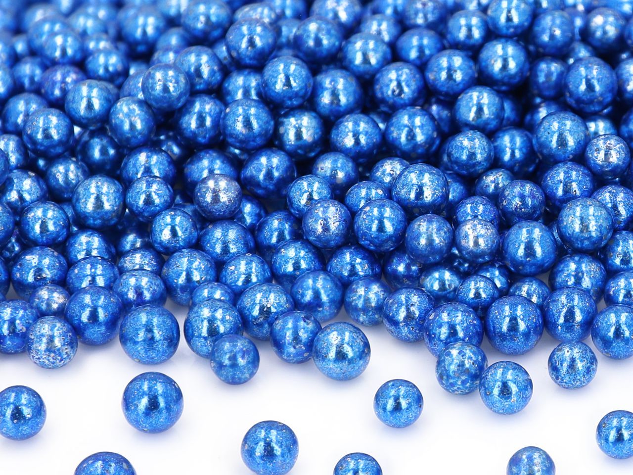 Cake-Masters Soft Sugar Pearls metallic dark blue 7mm 80g