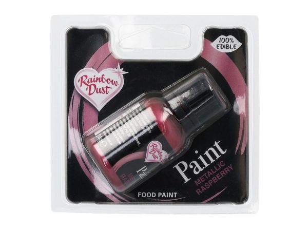 Rainbow Dust Metallic-Lebensmittelfarbe Raspberry 25ml