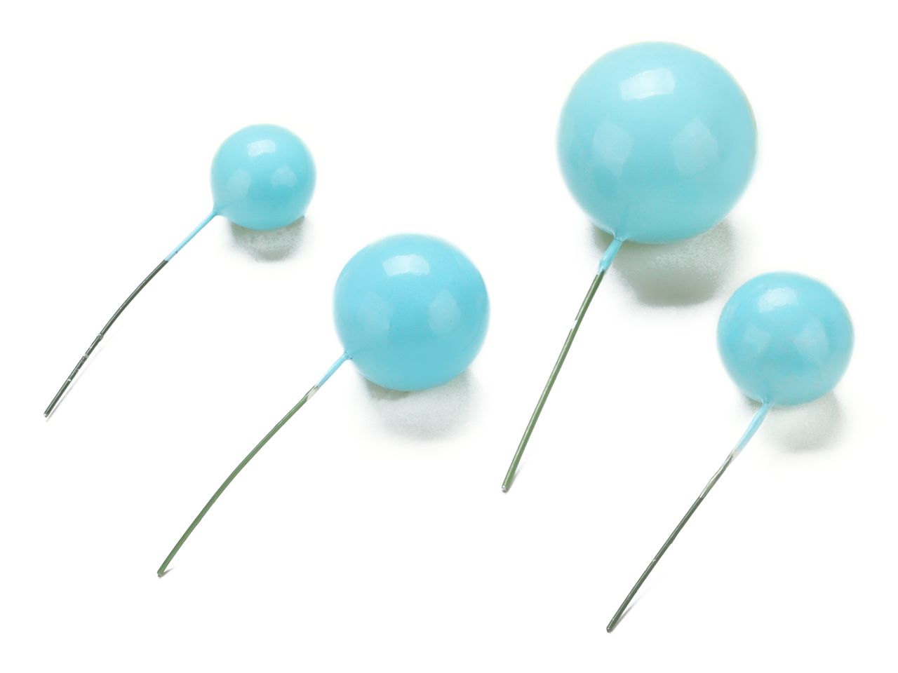 Cake-Masters Bubbles toppers light blue 4 pieces