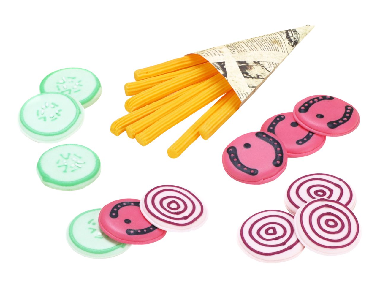 Cake-Masters sugar decoration burger set