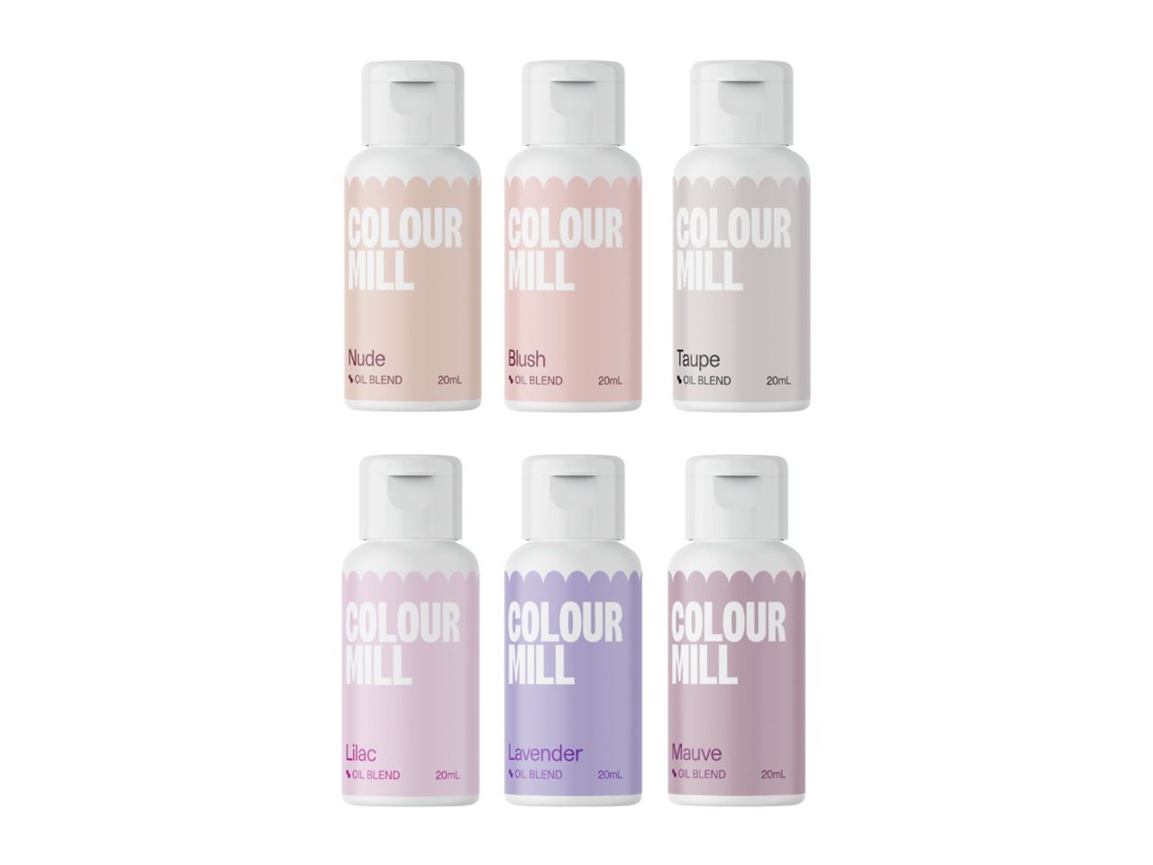 Color Mill Oil Blend Bridal Set of 6