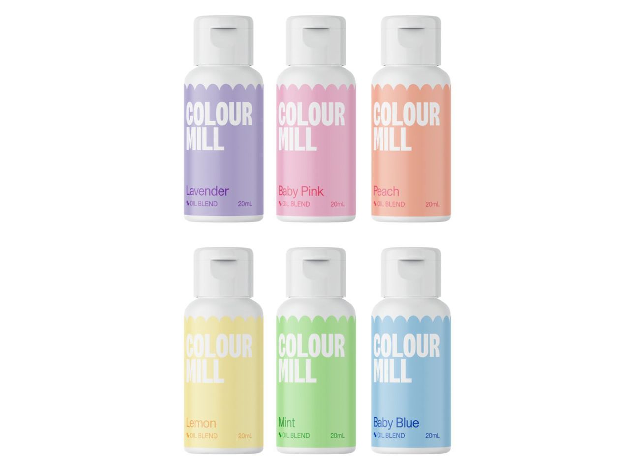 Color Mill Yağ Karışımı Pastel 6'lı Set