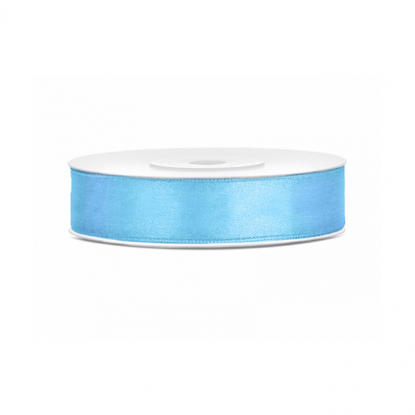 1 Balloon Ribbon - Satin - 12mm - Light Blue 