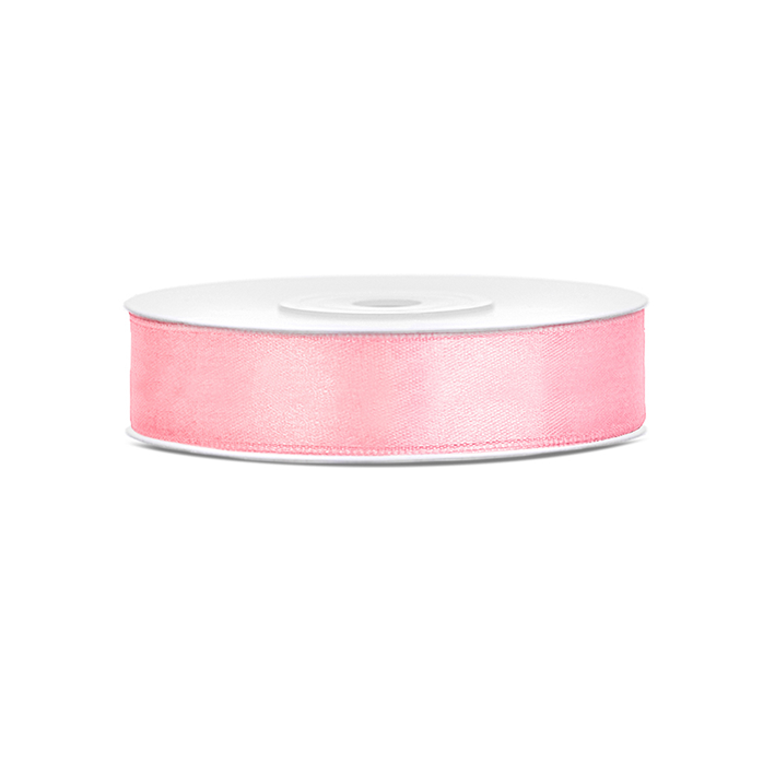 1 balloon ribbon - satin - 12mm - pink 