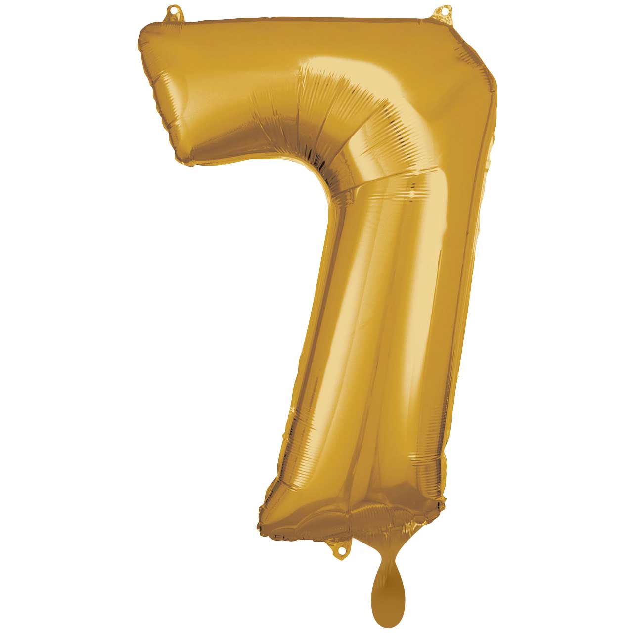 1 Balloon XXL - Number 7 - Gold 