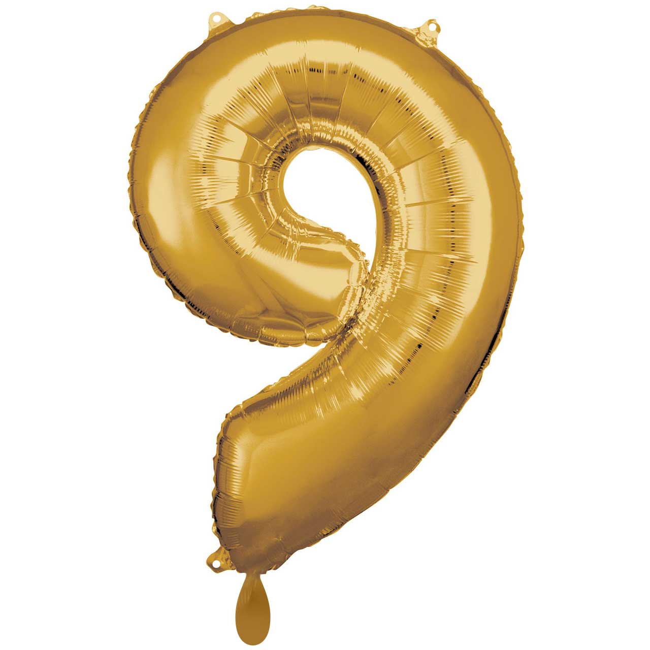 1 Balloon XXL - Number 9 - Gold 