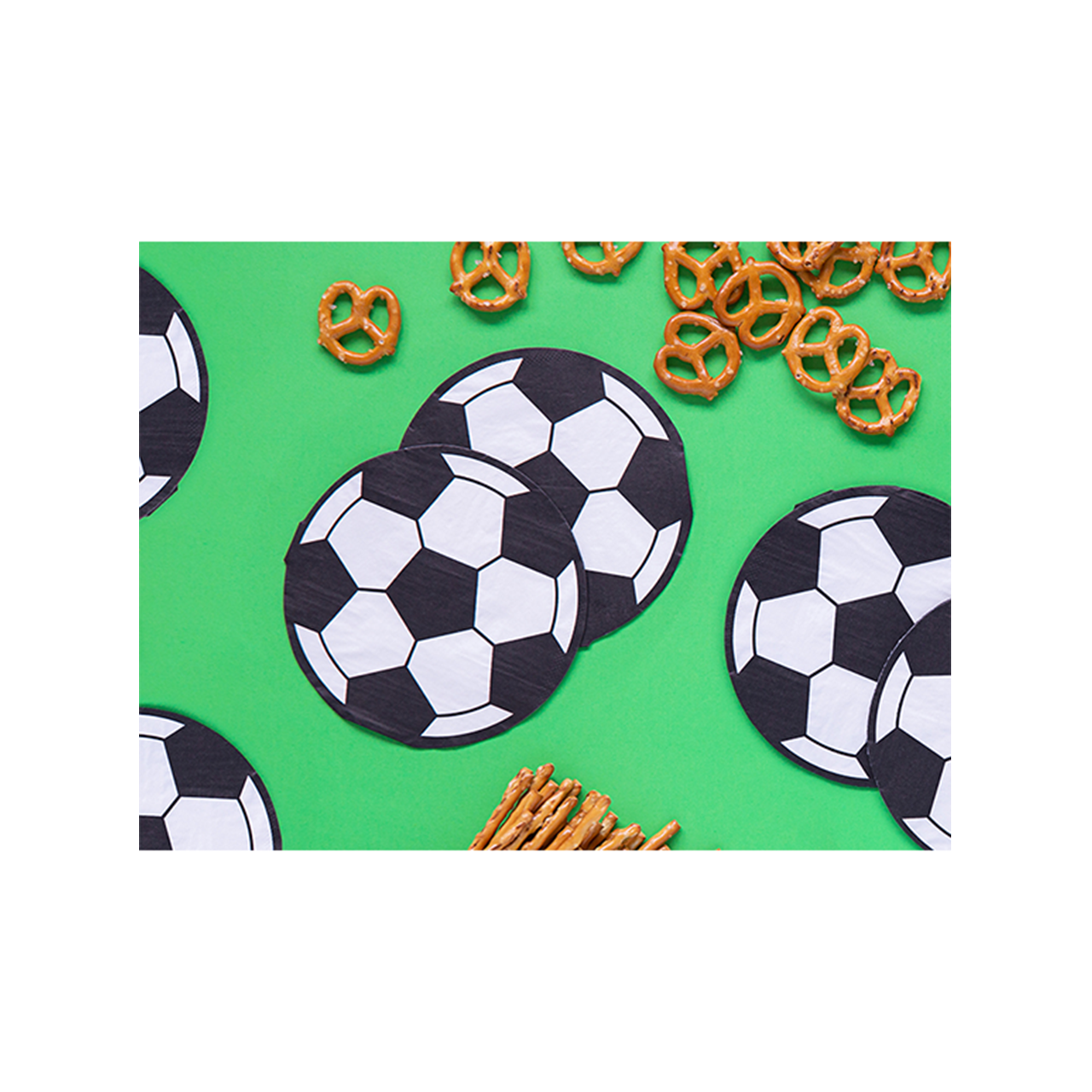 20 napkins Trend - 13cm - Football 